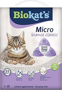 Biokat’S Biokats Micro Bianco Classic Topaklaşan Kedi Kumu 6Lt
