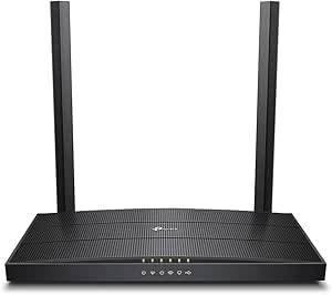 TP-Link Archer VR400, AC1200 Mbps Kablosuz Dual-Band MU-MIMO Fiber Destekli VDSL/ADSL Modem Router, 4 Gigabit LAN Portları + 1 USB 2.0 Port, Beamforming, Tether Uygulaması ile Kolay Kurulum
