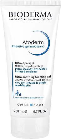 Bioderma Atoderm Intensive Foaming Gel Çok Kuru ve Atopi Eğilimli Ciltler için Niasinamid İçeren Onarıcı Temizleme Jeli Bebek, Çocuk ve Yetişkin Kullanımına Uygun
