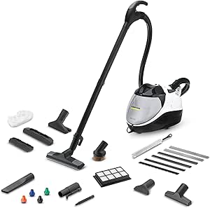 Kärcher SV 7 Buharlı Temizlik Robotu, Vakumlama, Kurulama, 4 Kademeli Filtre