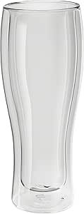 Zwilling Sorrento Çift Camlı 2’li Bira Bardağı, 414 ml, Cam, Şeffaf Cam
