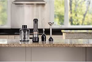 Black + Decker BCKM1013KB-QW Kitchen Wand 3 parça Şarjlı/Kablosuz El Blender Seti