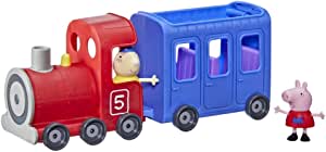 Peppa Pig Peppa’nın Maceraları Tavşan Treni 2 Parçalı Çıkarılabilir Araç, 2 Figür, Yuvarlanan Tekerlekler, 3 Yaş ve Üstü