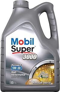 Mobil Super 3000 Formula R 5W30 Renault Araç Motor Yağı 5 L