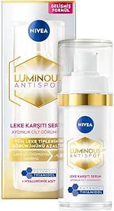 NIVEA Luminous630 Leke Karşıtı Serum 30 ml, Thiamidol, Hyaluronik Asit, Cilt Tonu Eşitleyici, Aydınlatıcı Yüz Serumu