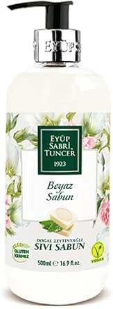 Eyüp Sabri Tuncer Doğal Zeytinyağli Sıvı Sabun Beyaz Sabun (500 ml)