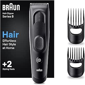 Braun Series 5 HC5330, Erkekler İçin 17 Uzunluk Ayarına Sahip Saç Kesme Makinesi