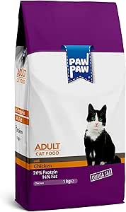 Paw Paw Yetişkin Kedi Maması Tavuklu 1 KG