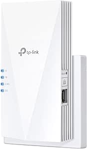 TP-Link RE700X, AX3000 Mbps OneMesh Wi-Fi 6 Menzil Genişletici, Geniş Bant/Wi-Fi Genişletici, 1 Gigabit Bağlantı Noktalı Wi-Fi Güçlendirici/Hotspot, 160 MHz Kanallar, Dahili Access Point Modu