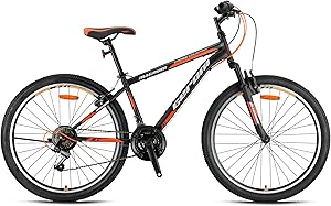 Geroni MAGNUM – 26″ – MTB – 15′ – 21 Vites – V.B – Mat Siyah-Neon Turuncu/Gri