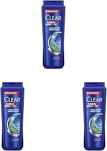 Clear Men Erkek Şampuan Cool Sport Menthol Kepeğe Karşı Etkili 600 ml 3lü paket