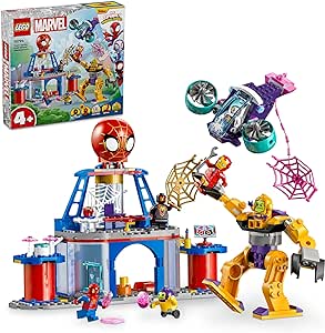 LEGO | Marvel 4+ Spidey Takımı Ağ Örücü Karargahı 10794-4 Yaş ve Üzeri Çocuklar için 5 Minifigür İçeren Yaratıcı Oyuncak Yapım Seti (193 Parça)