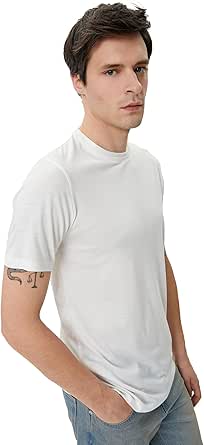Basic Tişört Kısa Kollu Bisiklet Yaka Slim Fit