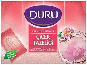 DURU Fresh Sensations Extra Çiçek Sabun, 150 Gramx4