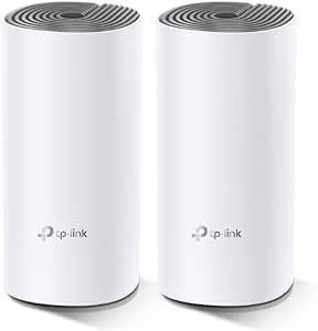 TP-Link Deco E4 3-Pack , AC1200 Mbps, Dual-Band, 10/100Mbps Portları, 100 Cihaza Kadar Bağlanılabilirlik, 370 m²’ye Kadar Kapsama, Mobil Uygulama ile Kolay Kurulum, Wi-Fi 5 Mesh Sistemi
