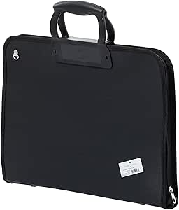 Faber-Castell Proje Çantası Siyah, 28×38 cm, Askılı Taşıma, Kalemlikli, Sert Kapaklı, El Yormayan Ergonomik Kulp