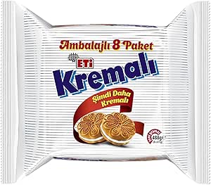 Eti Kremalı Bisküvi 8 x 61 g