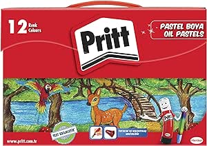 Pritt 12’li Pastel Boya – Çantalı Ambalaj