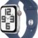 Apple Watch SE (2. nesil) GPS + Cellular 44 mm Gümüş Rengi Kasa Akıllı Saat ve Kot Rengi Spor Kordon – S/M. Fitness ve Uyku Takibi, Trafik Kazası Algılama, Kalp Atış Hızı Takibi, Retina Ekran