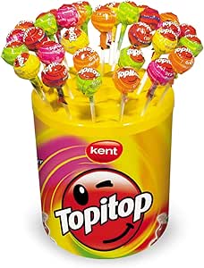 Topitop Karışık Meyve Aromalı Şekerleme 120 Adet – 6 Kutu