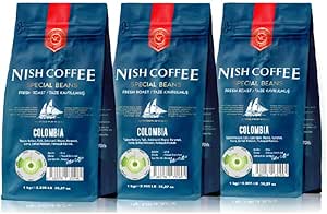 Nish Filtre Kahve Colombia 1 Kg 3’lü Set (3X1 Kg) – Öğütülmüş
