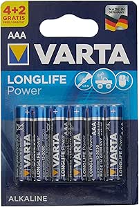 VARTA Longlife Power 4+2 AAA Alkalin İnce Kalem Pil