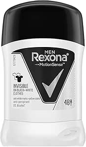 Rexona Men Erkek Anti-Perspirant Stick Deodorant Invisible Black And White 50 ml 1 Adet
