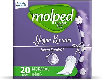 Molped Daily Care Günlük Ped 20 Li Normal (mor)