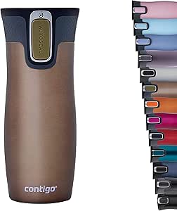 Contigo Westloop Autoseal Termos Bardak 470 mL Kahverengi