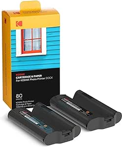 Kodak Dock Plus Fotoğraf Yazıcı 80 Fotoğraf 4″x6″ Kartuş