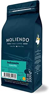 Moliendo Indonesia Sumatra Yöresel Kahve (Çekirdek) 1000 g