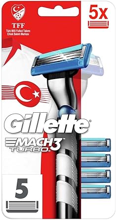 Gillette Mach3 M3 TURBO H+5 TFF