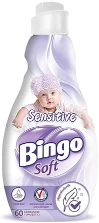 Bingo Soft Konsantre Çamaşır Yumuşatıcısı, Sensitive, 1440 Ml
