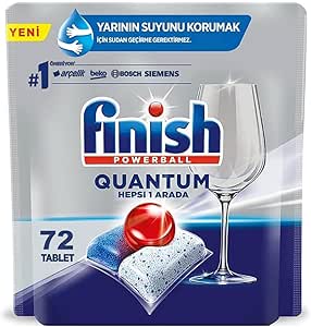 Finish Quantum 72 Kapsül Bulaşık Makinesi Deterjanı Tableti