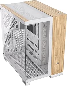 Corsair 6500X Beyaz/Bambu Çift Hazneli Temperli Cam Orta Kule PC Kasası