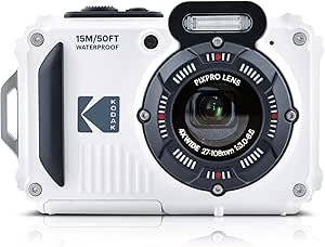 Kodak Pixpro WPZ2/4x Yakınlaştırma Su Altı Fotoğraf Makinesi-Beyaz