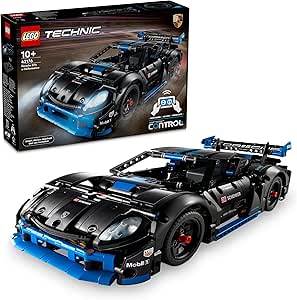 LEGO Technic Porsche GT4 e-Performance Yarış Arabası 42176 – 10 Yaş ve Üzeri Çocuklar İçin Oyuncak Uzaktan Kumandalı Araba Yapım Seti, Doğum Günü Hediyesi Fikri (834 Parça)