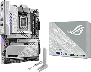 ASUS ROG MAXIMUS Z890 APEX Intel Z890 LGA1851 DDR5 9600 HDMI 2xUSB4 6x M2 USB3.2 WiFi 7 + BT AURA RGB 5Gbit LAN ATX 22+1+2+2 Güç Aşamaları, Anakart