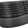 Logitech Wave Keys Kablosuz Dolgulu Avuç İçi Destekli Ergonomik Klavye, Konforlu Doğal Yazma, Easy-Switch, Bluetooth, Logi Bolt Alıcı, Çoklu İşletim Sistemleri, Windows/Mac için, Türkçe Q, Siyah