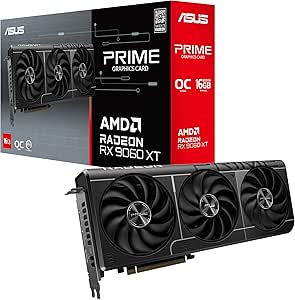 ASUS PRIME-RX9060XT-O16G-AMD-RADEON-RX 9060-16G-16GB GDDR6-128bit-OC-HDMI-2xDP-EKRAN KARTI