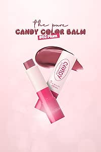 MISSHA Dudakları Nemlendiren Parlak Bitişli Renkli Dudak Balmı A’pıeu The Pure Candy Color Balm No.02 Plum