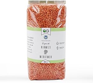 OG Organik Kırmızı Mercimek 900 Gram