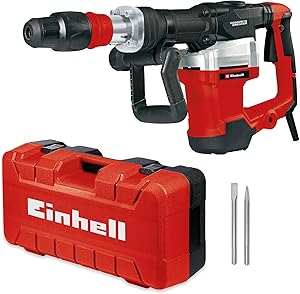 Einhell Kırıcı TE-DH 32 (1.500 W, 32 J Tek Darbe Gücü, SDS-max, Titreşim Azaltıcı Sap + Softgrip, Sivri/Düz Keski + E-Box Dahil) – 4139099