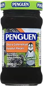 Penguen Karadut Reçeli Ekstra Geleneksel 380 Gr