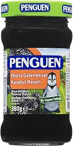 Penguen Karadut Reçeli Ekstra Geleneksel 380 Gr