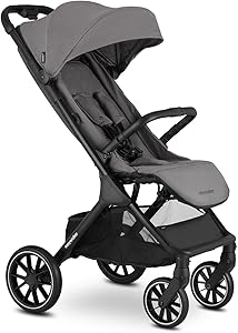 Easywalker Jackey XL Tek Tuşla Otomatik Katlanan Bebek Arabası Marble Grey, kompakt, travel sistem olabilir, adaptör, taşıma çantası ve yağmurluk dahil