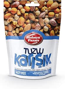 Malatya Pazarı Murat Palancı Tuzlu Karışık Bademli Kuruyemiş 125 gr A Kalite