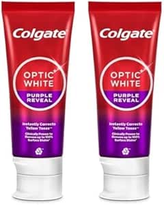 Colgate Optic White Purple Reveal 75 ml 2li paket