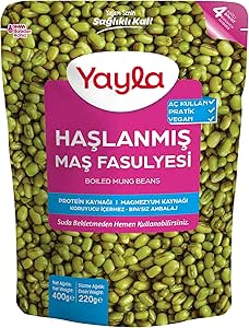 Yayla Haşlanış Maş Fasulyesi (400 Gr) 6lı paket