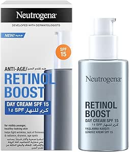 neutrogena retinol boost yaşlanma karşıtı gündüz kremi spf 15 50ml